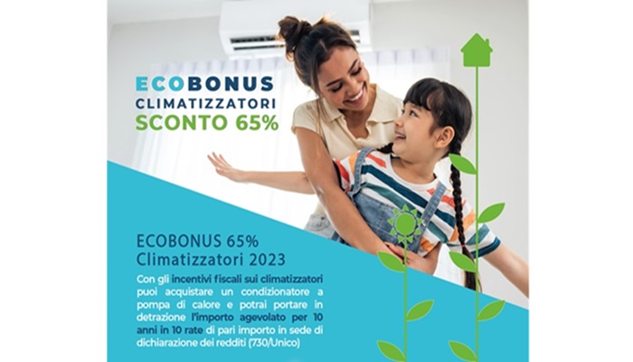 Ecobonus 65% 2023 Climatizzatori